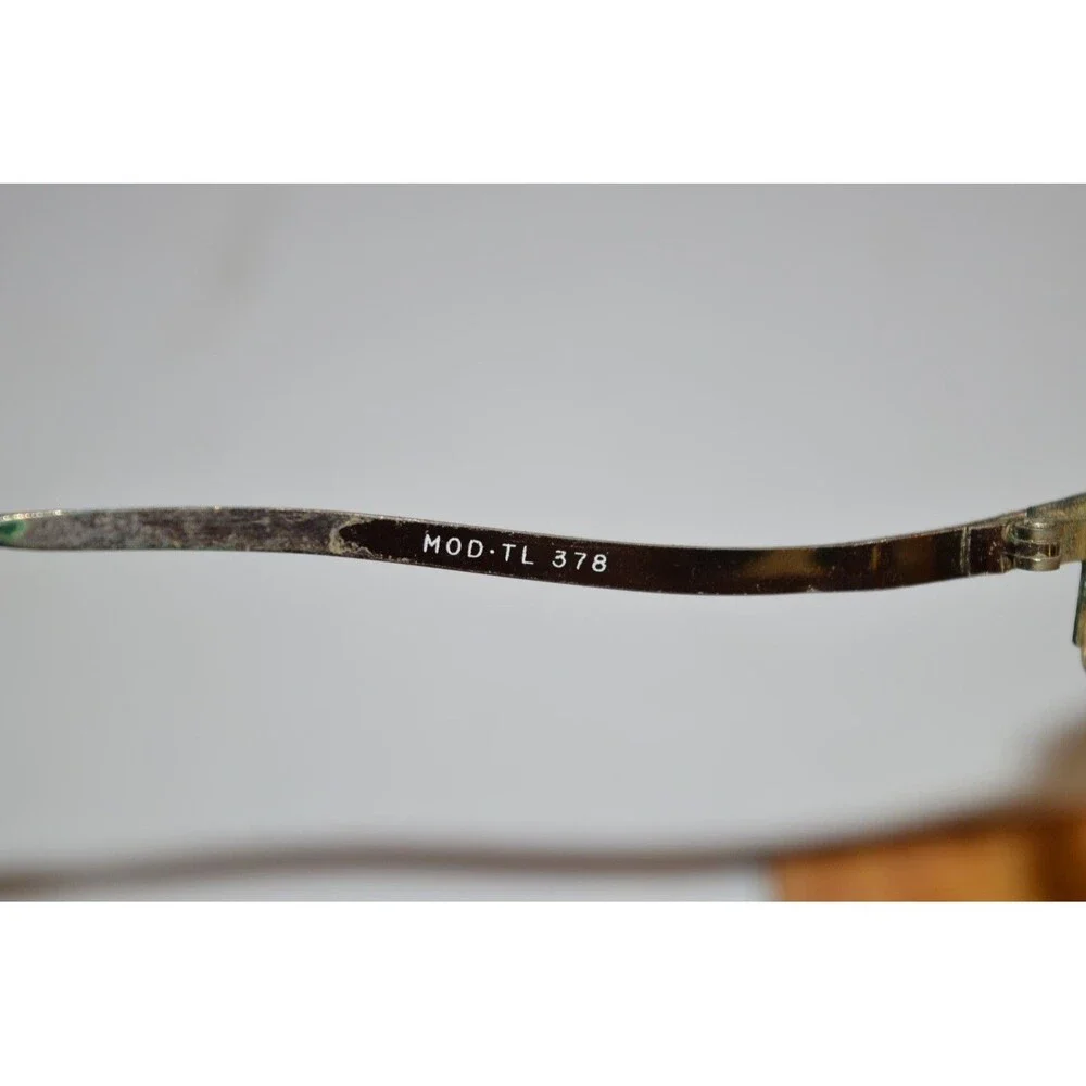 Vtg 80s Tura Oversized Drop Arm Eyeglasses Glasses Frames Womens BIG‎ MOD 378